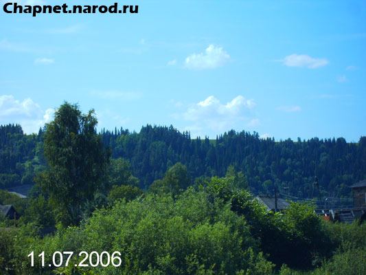 Вид на Лебедевскую гору с дамбы